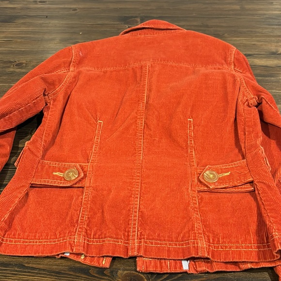 Tulle orange corduroy jacket - Picture 8 of 10